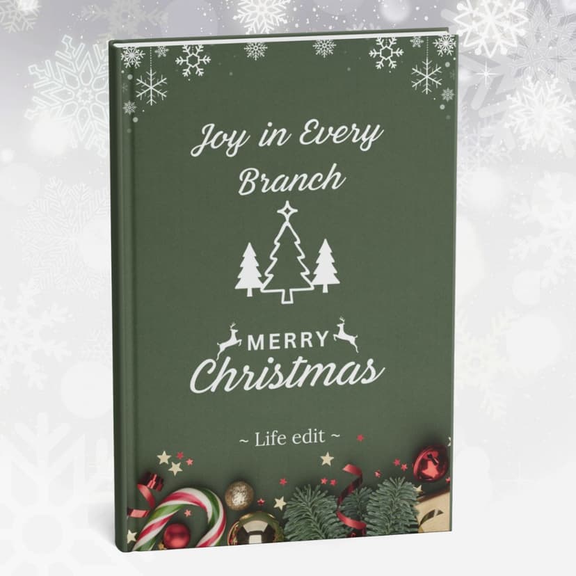 Joyful Christmas Journal: 200-Page Festive Notebook